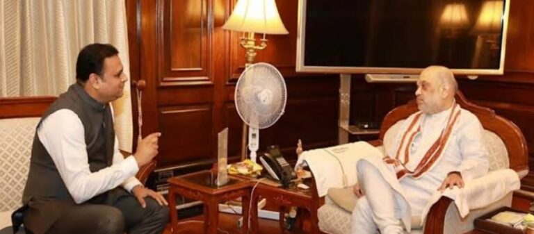 Adv. Rahul Narvekar Meets Amit Shah To Discuss Savarkar Monument In France