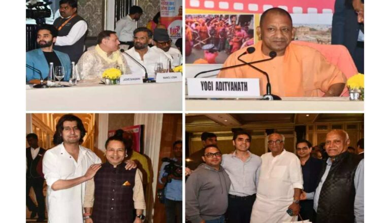CM Yogi Meets Prominent Figures From Bollywood; Encourages To Shoot Films In UP