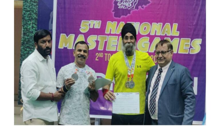 5th National Masters Federation Games Held In Hyderabad Between 2nd And 5th February