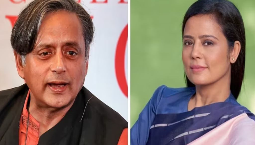 Mahua Moitra Reacts To Viral Pics Of Raising A Toast With Shashi