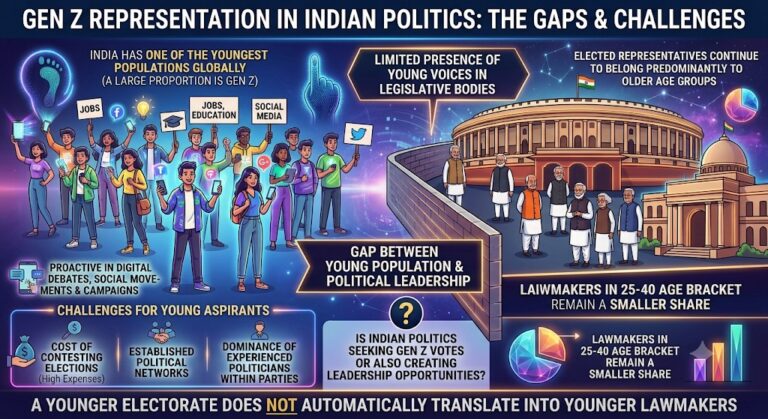 Gen Z in Politics: Young Indians Have a Voice Online, But Limited Representation in Power