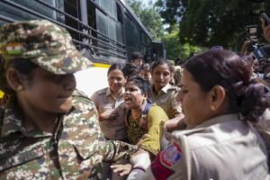 Delhi Protest: AISA Activists Return To Jantar Mantar Amid Tight Security